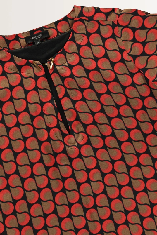 Jurk multicolour print