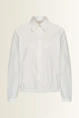 Katoenen blouse met blouson-effect