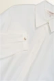 Katoenen blouse met blouson-effect