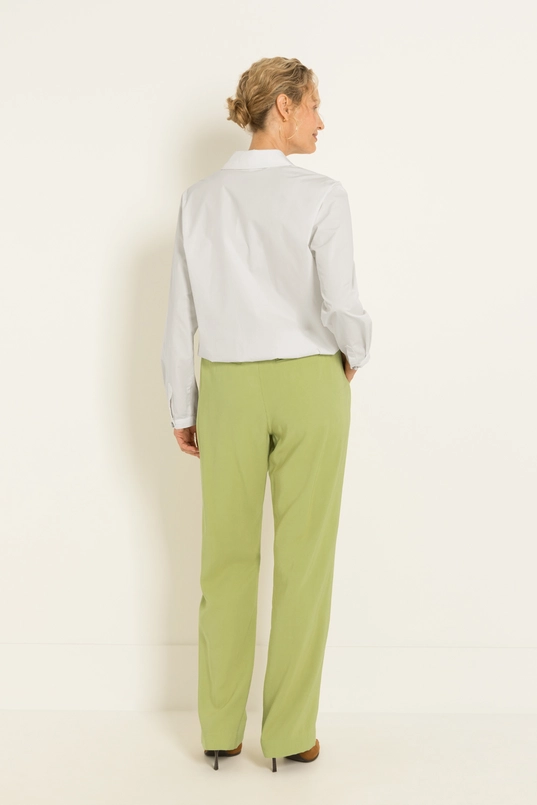 Katoenen blouse met blouson-effect