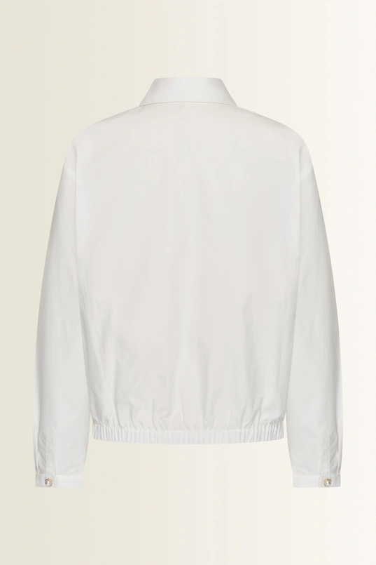 Katoenen blouse met blouson-effect
