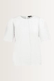 Katoenen blouse met broderie
