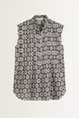 Katoenen blouse met print Marc O'Polo