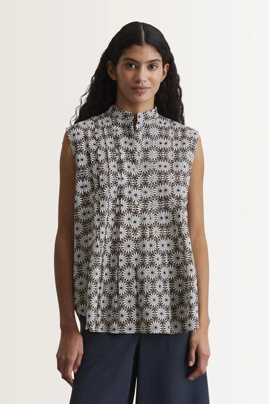 Katoenen blouse met print Marc O'Polo