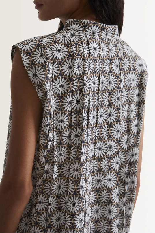 Katoenen blouse met print Marc O'Polo