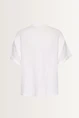 Katoenen blouse met V-hals