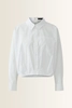 Katoenen blouse subtiele plooidetails OUI