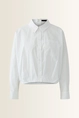 Katoenen blouse subtiele plooidetails OUI