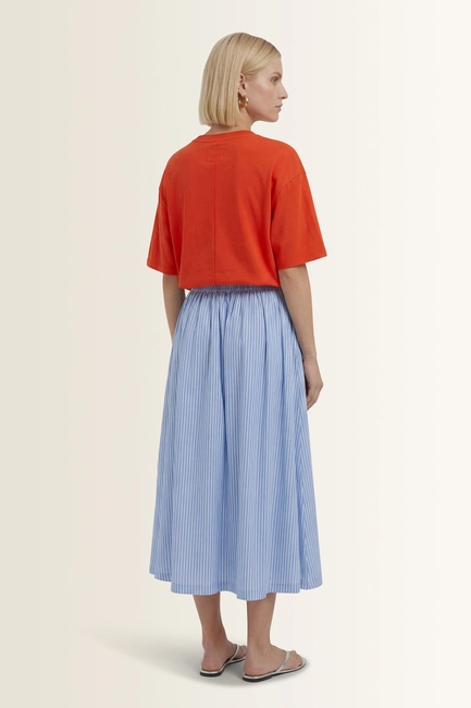 Katoenen rok met zomerse prints OUI