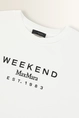 Katoenen T-shirt met print Sabato Max Mara Weekend
