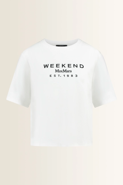Katoenen T-shirt met print Sabato Max Mara Weekend