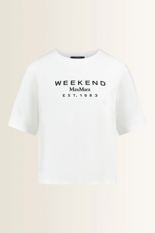 Katoenen T-shirt met print Sabato Max Mara Weekend