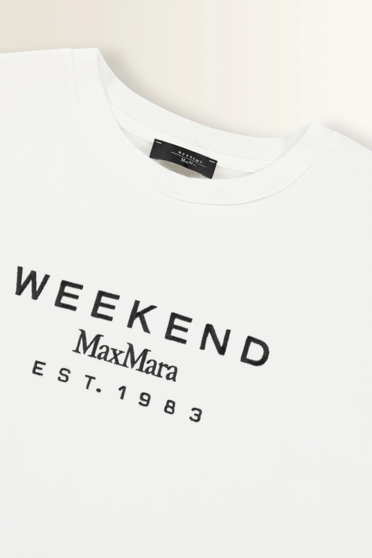Katoenen T-shirt met print Sabato Max Mara Weekend