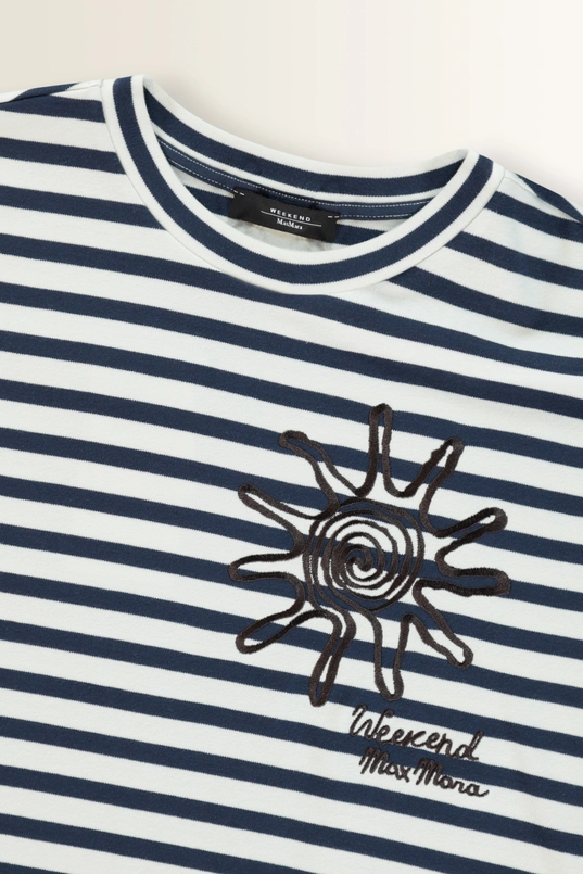 Katoenen T-shirt met print Sabato Max Mara Weekend