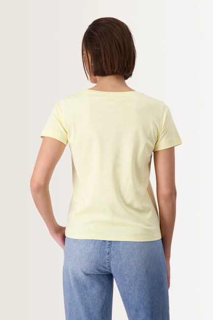 Katoenen T-shirt strass-details Monari
