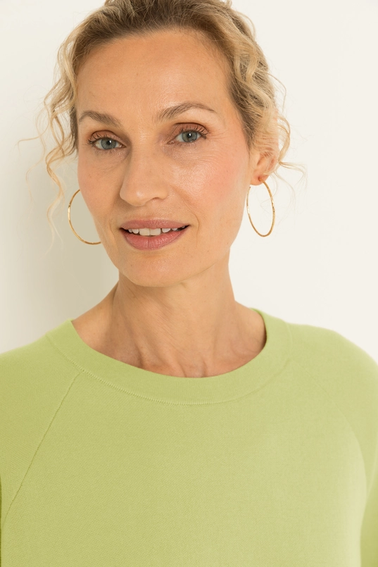 Katoenen trui in boxy fit