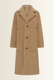 Keerbare jas in faux shearling en suedine look MAURA