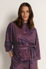 Kimono-blouse met aquarel bloemenprint