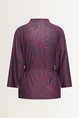 Kimono-blouse met aquarel bloemenprint