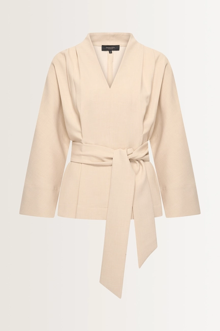 Kimono-blouse met ceintuur