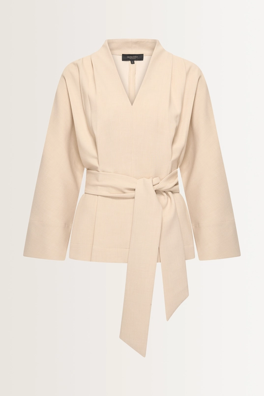 Kimono-blouse met ceintuur