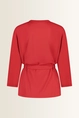 Kimono-blouse met strikceintuur
