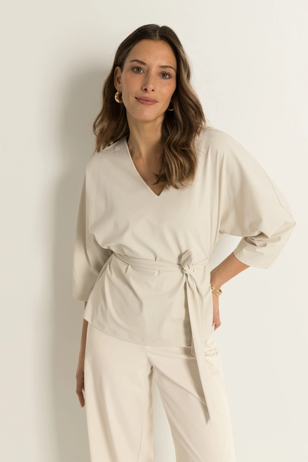 Kimono top in traveljersey