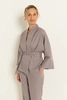 Kimonoblouse met ruitdessin