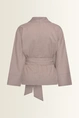 Kimonoblouse met ruitdessin