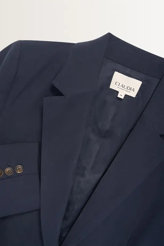 Klassieke blazer met relaxed fit