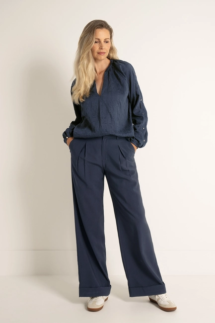 Klassieke pantalon in viscoseblend