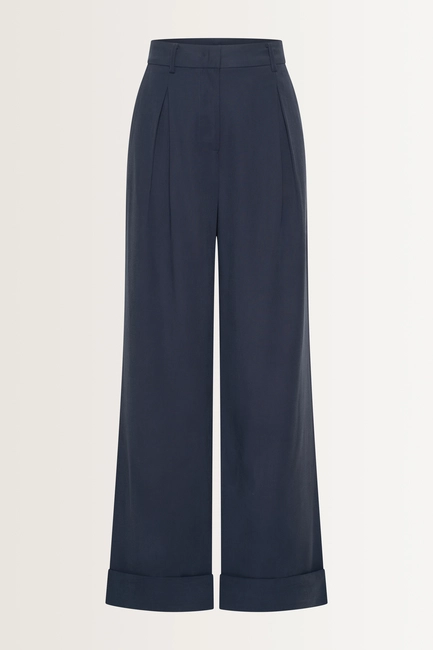 Klassieke pantalon in viscoseblend
