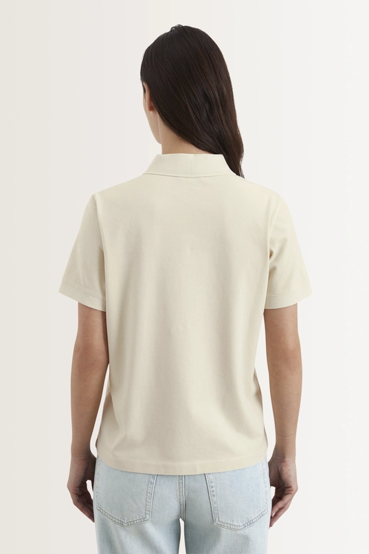 Klassieke polo met logodetail Marc O'Polo