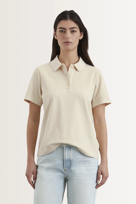 Klassieke polo met logodetail Marc O'Polo