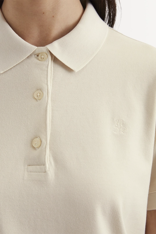 Klassieke polo met logodetail Marc O'Polo