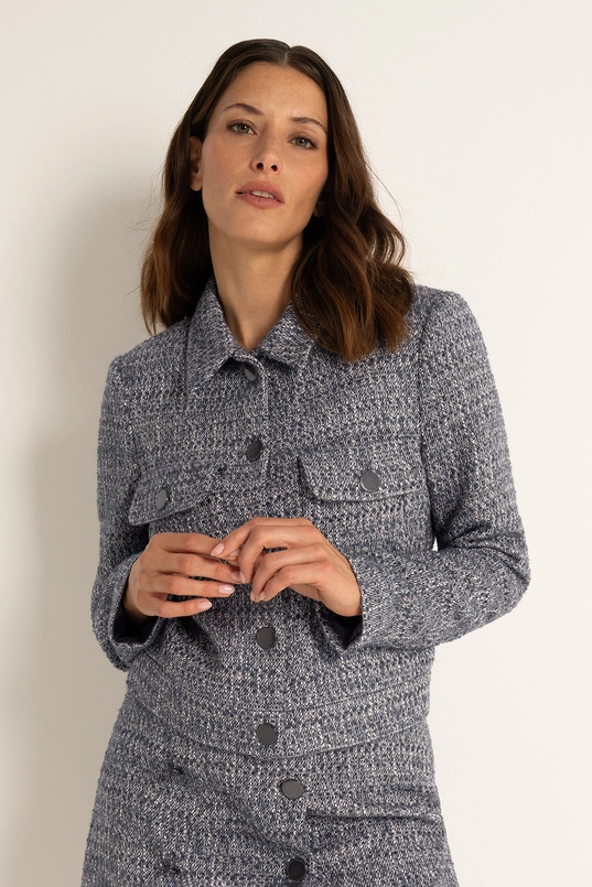 Kort jacquard jasje