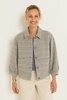 Kort tweed jasje met pofmouwen