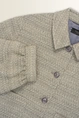 Kort tweed jasje met pofmouwen