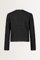Kort tweed look jasje