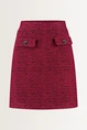 Korte jacquard rok
