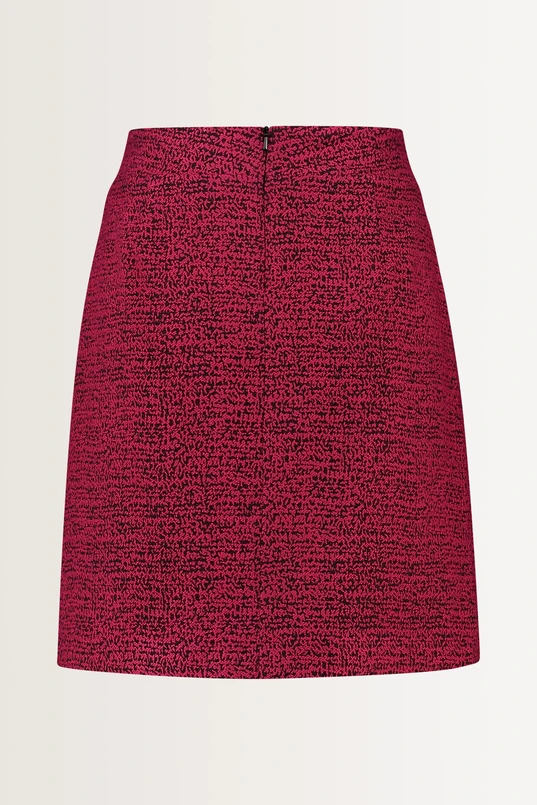 Korte jacquard rok