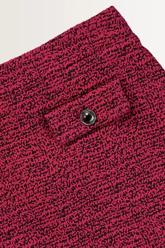 Korte jacquard rok