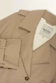 Korte trenchcoat met dubbele knopenrij Maura