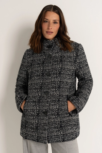 Korte tweed jas MAURA