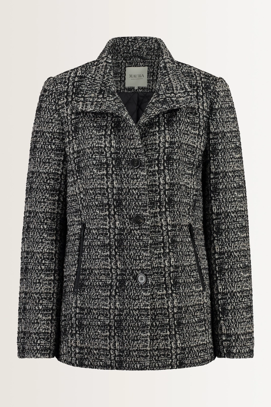 Korte tweed jas MAURA
