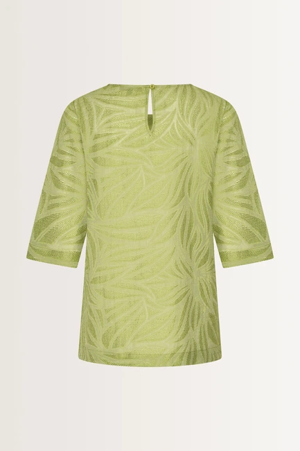 Lace-look blouse bladpatroon