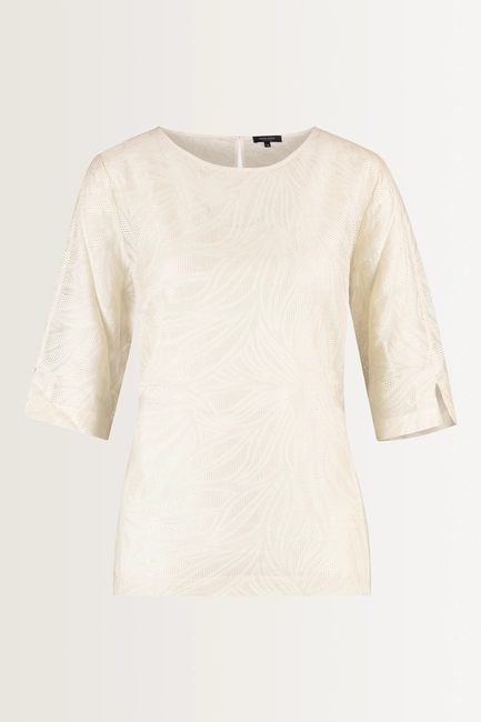 Lace-look blouse bladpatroon