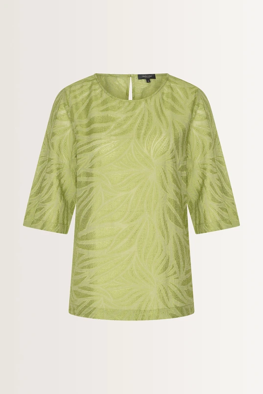 Lace-look blouse bladpatroon