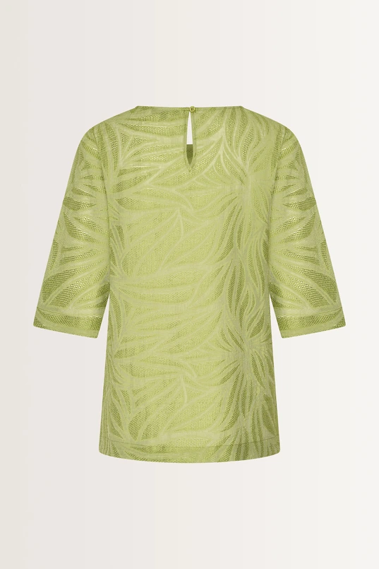 Lace-look blouse bladpatroon