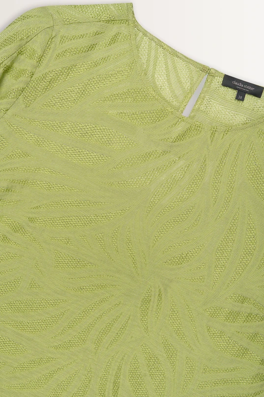 Lace-look blouse bladpatroon